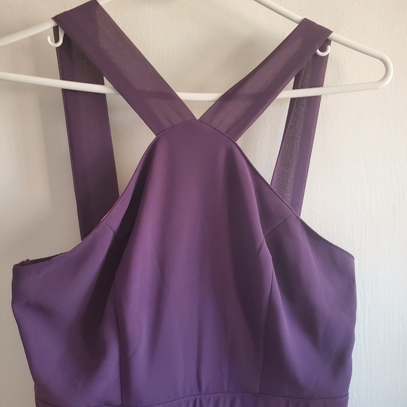 Lulus Women's Evermore Skater Dress Plum Purple Size S Special Occasion cocktail - Picture 3 of 15